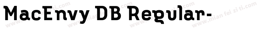 MacEnvy DB Regular字体转换